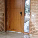 puerta pvc madera